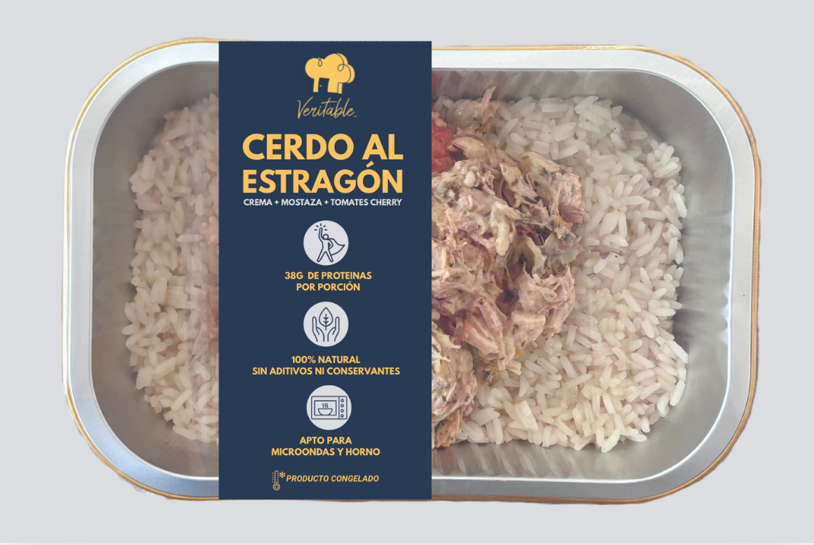 Mechada de cerdo al estragón