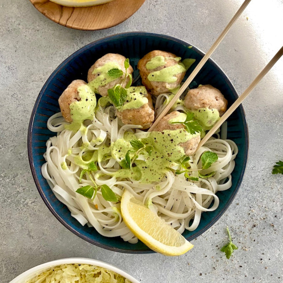 Albóndigas con salsa verde