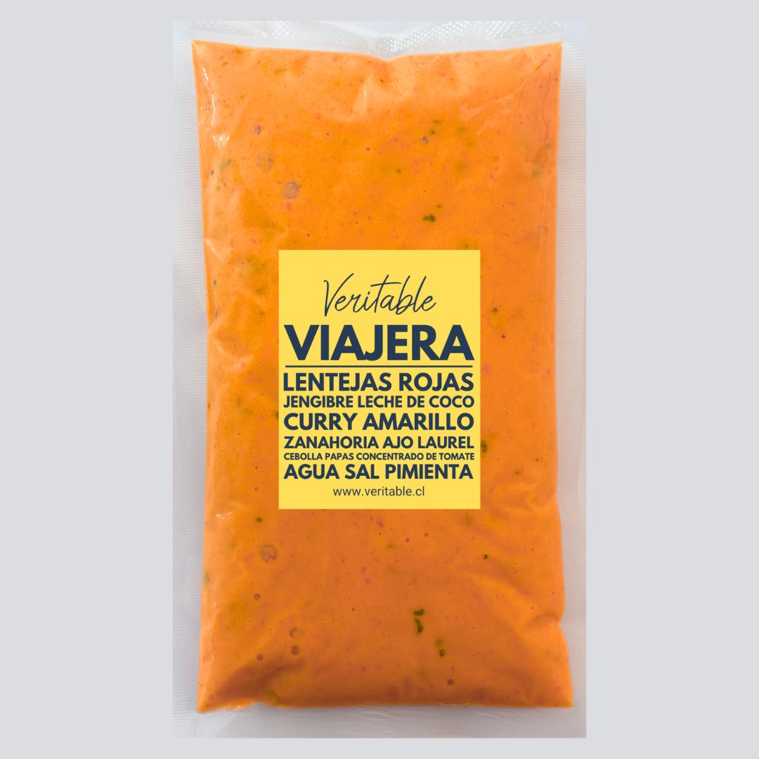 Crema de lentejas curry