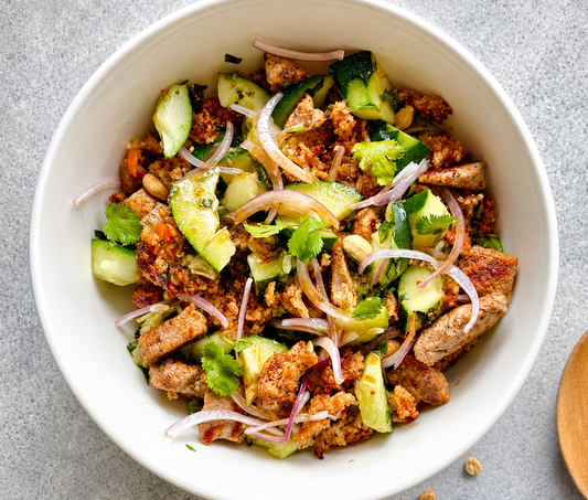 Crispy rice salad