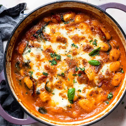 Ñoquis gratinados