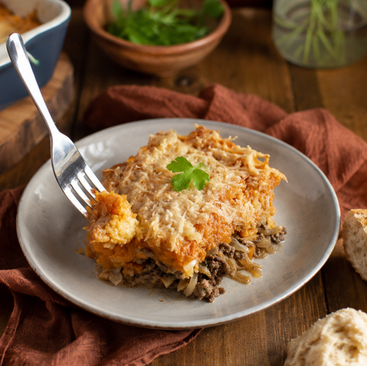 Pastel de zapallo con carne