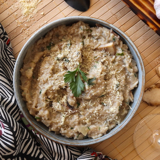 Risotto de champiñones