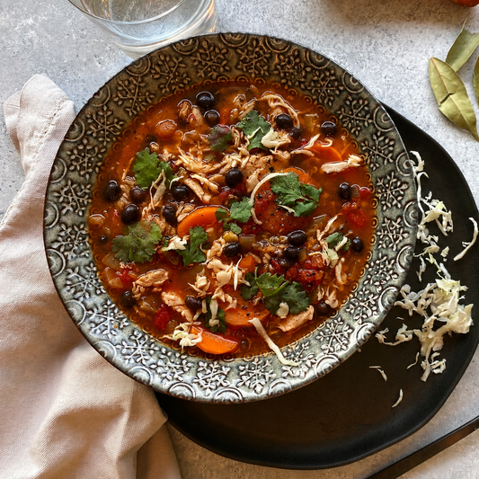 Sopa mexicana veggie