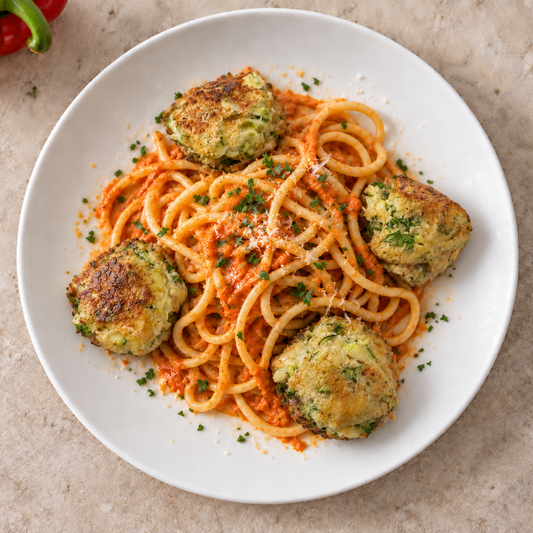 Spaghetti salsa pimentón