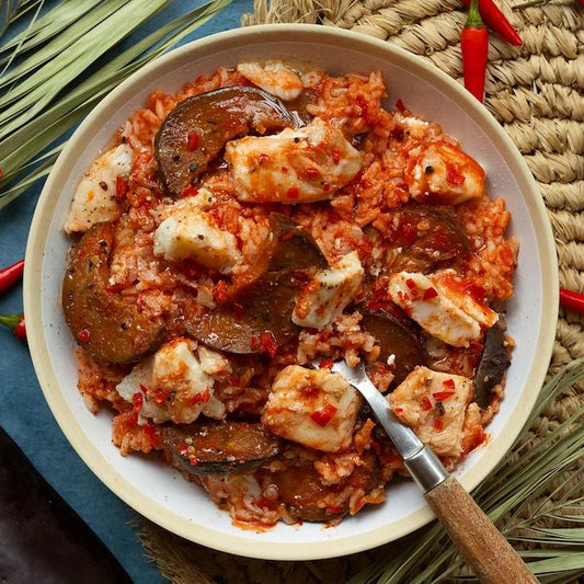 Tieboudién con congrio