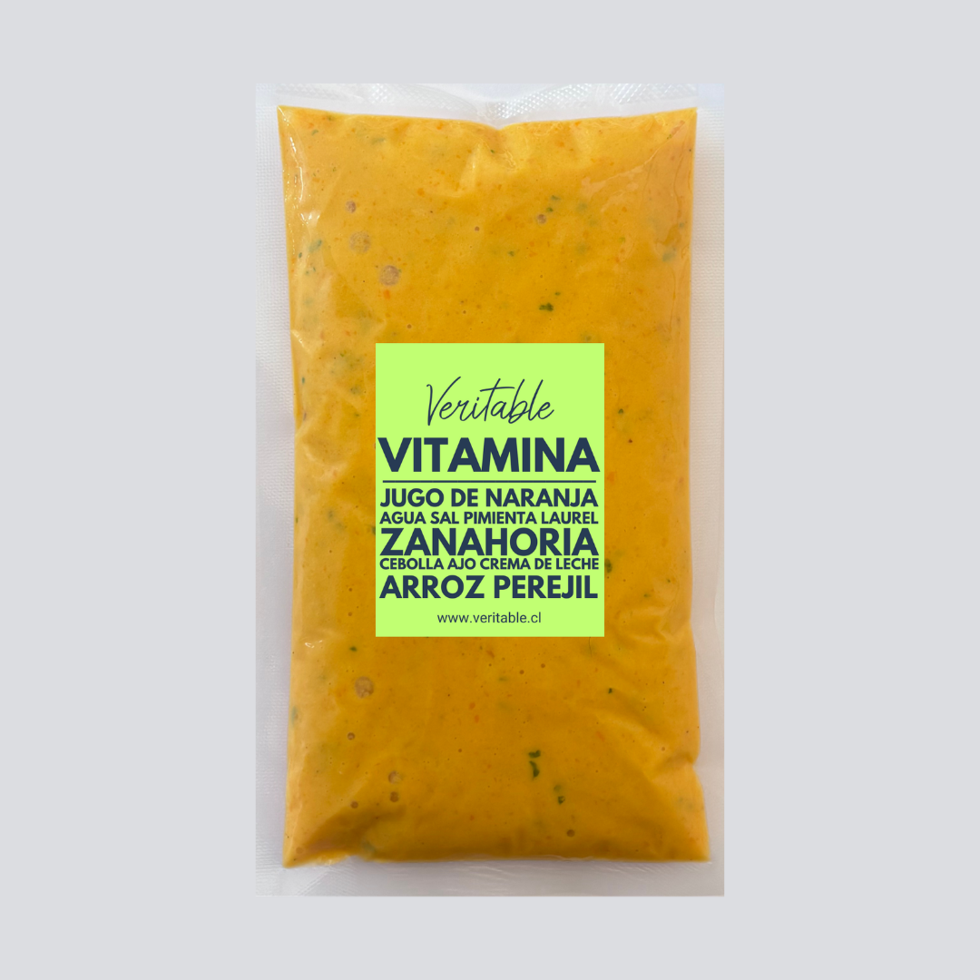 Crema de zanahoria, naranja