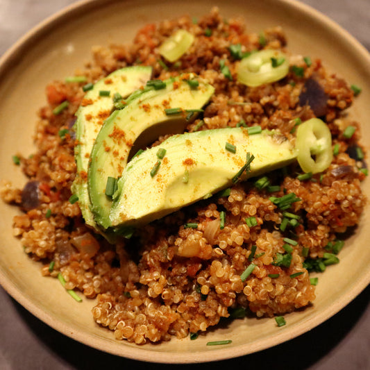 Quinotto al ají verde