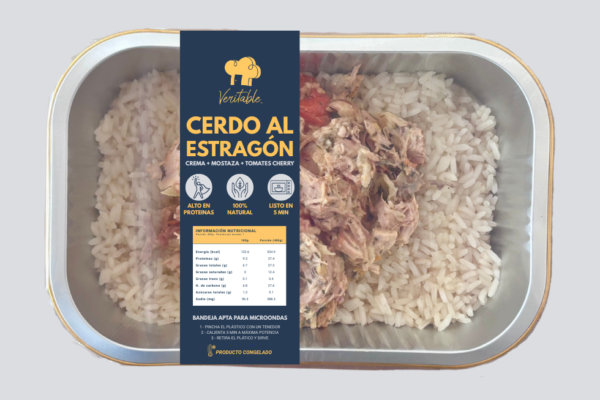 CERDO AL ESTRAGÓN